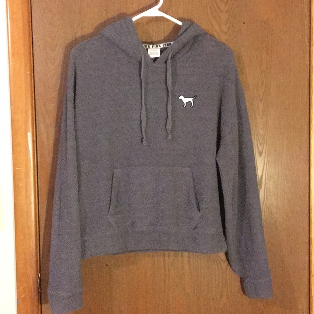 A fuzzy sweatshirt